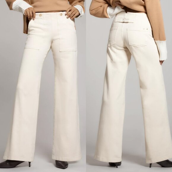 Anthropologie Denim - Anthropologie Pilcro The Kit High-Rise Wide-Leg Utility Trouser Jeans